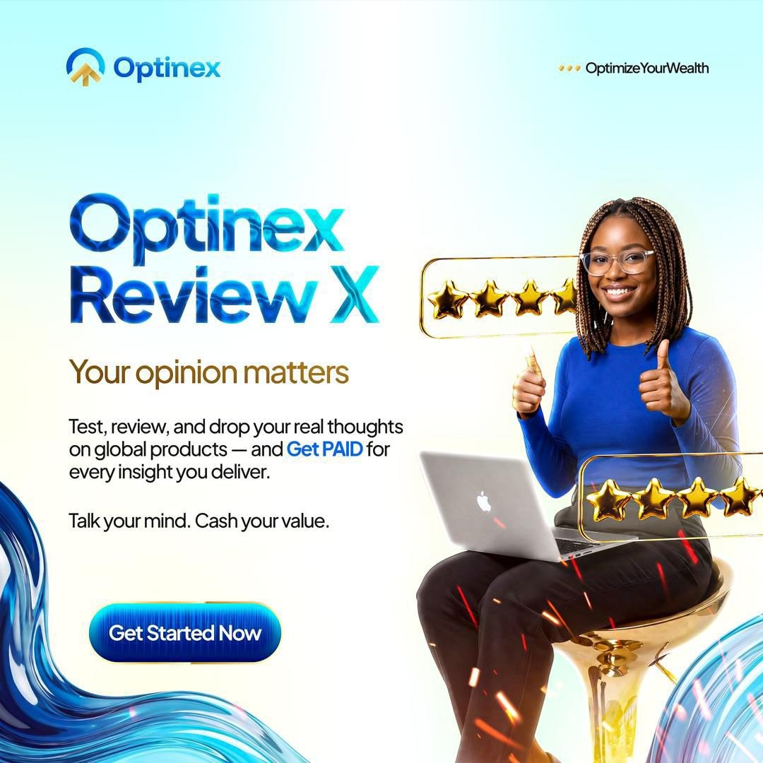 Optinex Review X Portal Interface — Review Products & Earn Euros